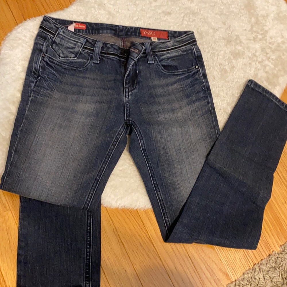 YASO low rise skinny jeans
